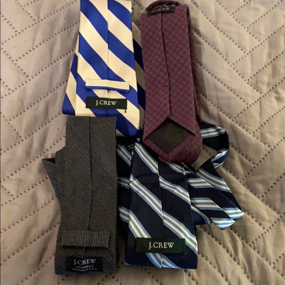 J Crew neckties
